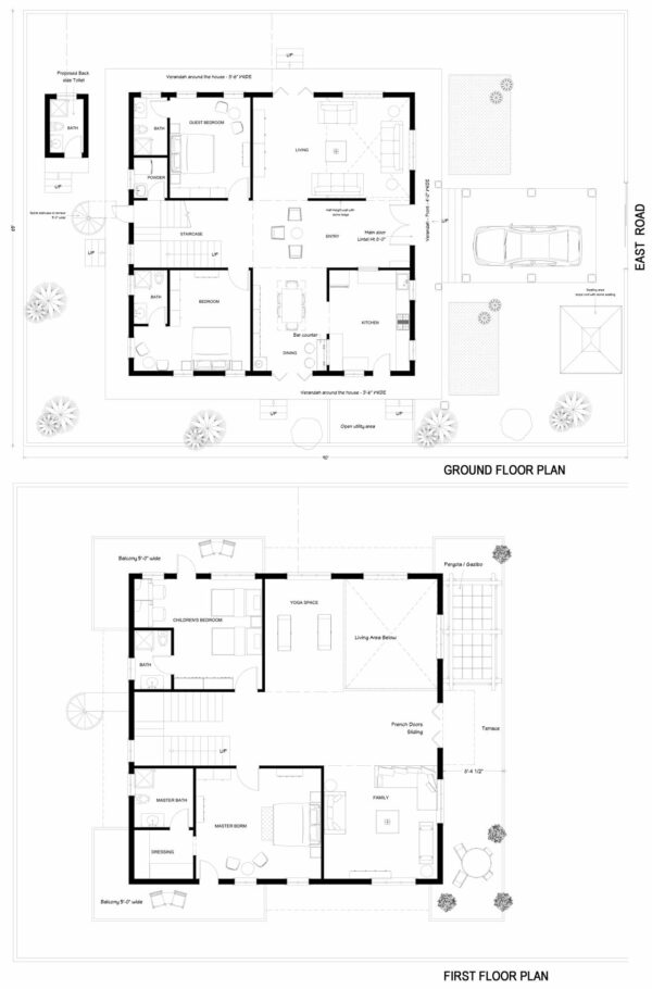 65X90-4-bedroom-east-facing-4bhk-3800sft-luxury-house-design-as-per-vastu-customized-floor-plans-houzone