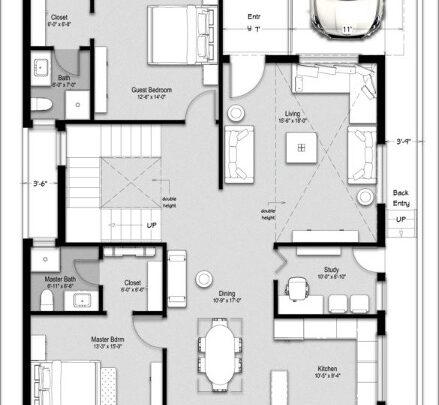 4 bedroom duplex floor house