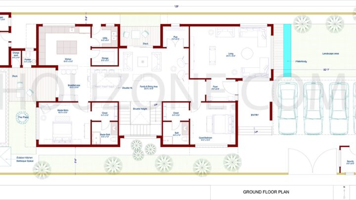 6 bedroom pool house-Luxury-design